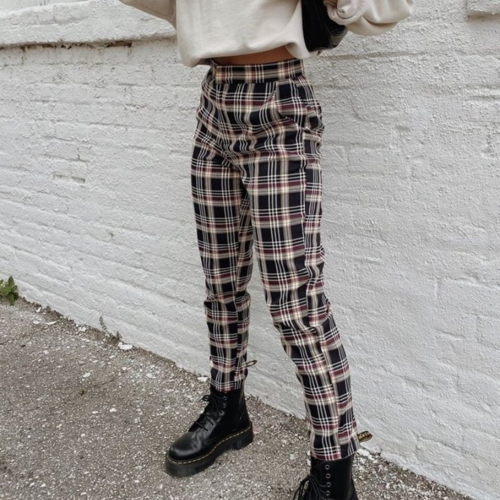 Grey Bandit Plaid Pants